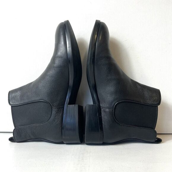 Cole Haan Ankle Bootie Womens 7.5B Black Leather Pull On Comfort Casual Low Heel - Picture 6 of 11